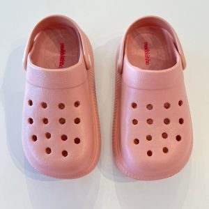 Babuche Infantil Feminino Rose com Glitter