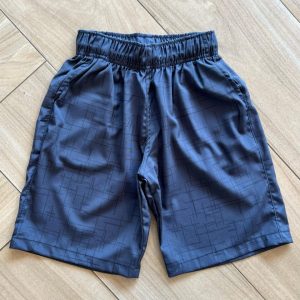Bermuda Boxer Infantil Masculina Estampado Cinza Escuro