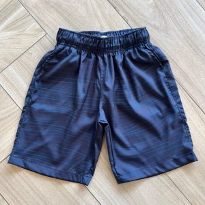 Bermuda Boxer Infantil Masculina Estampa em Listras Preta