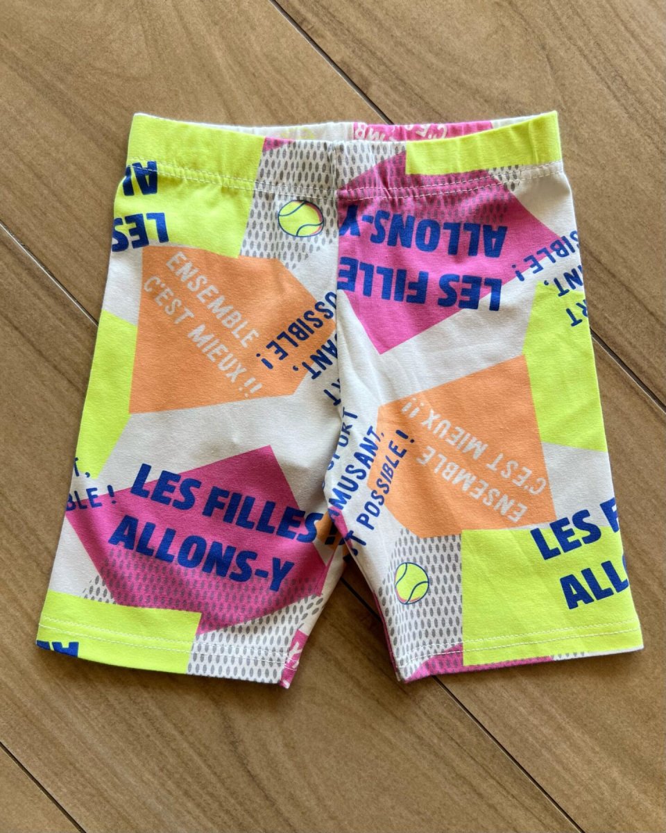 Bermuda Ciclista Infantil Feminina Les Filles Estampada