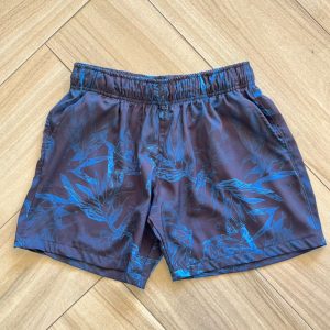 Bermuda Infantil Masculina Boxer Essencial Estampa Floral Preta