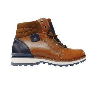 Bota de homem authentic force em pele camel