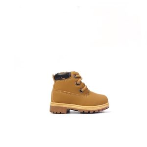 bota de criança com pelo por dentro cor camel